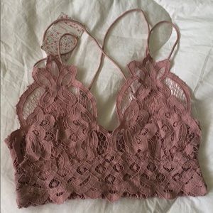 NWT FP rose bralette sz small